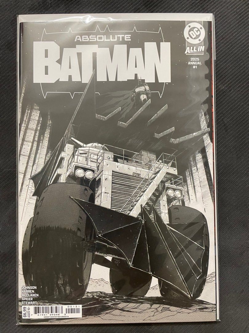 Absolute Batman Annual #1 Variant, Hobbies & Toys, Books & Magazines ...