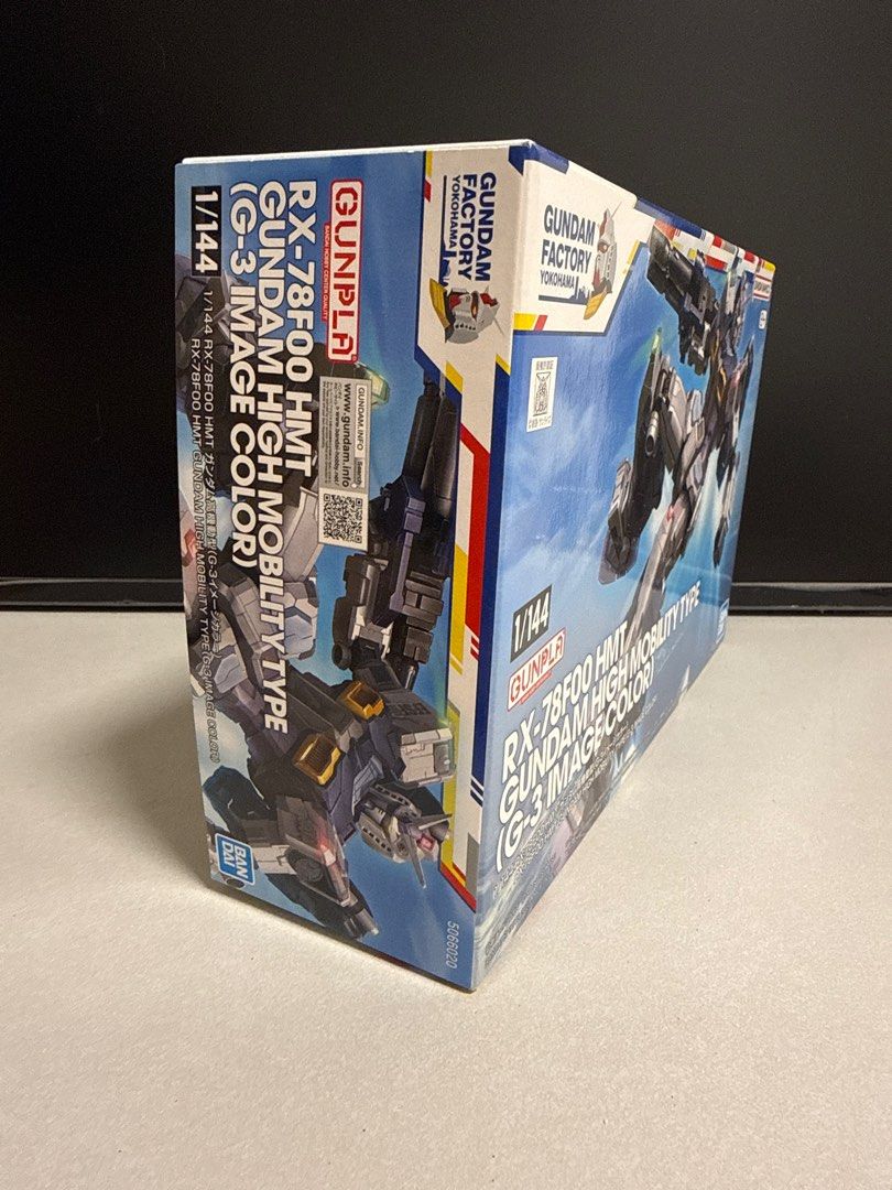 Bandai 1/144 RX-78F00 HMT G-3 Image Color Gunpla (Category: Gundam Model Kits) located in Singapore. Submitted by kookie.li (Listing ID 1408652273, Image 3). Description: Brand new, unopened Bandai 1/144 scale Gunpla model kit. This is the RX-78F00 HMT Gundam High Mobility Type in G-3 Image Color. Perfect for Gundam enthusiasts and model kit builders. Hand carried back from Yokohama Gundam factory .