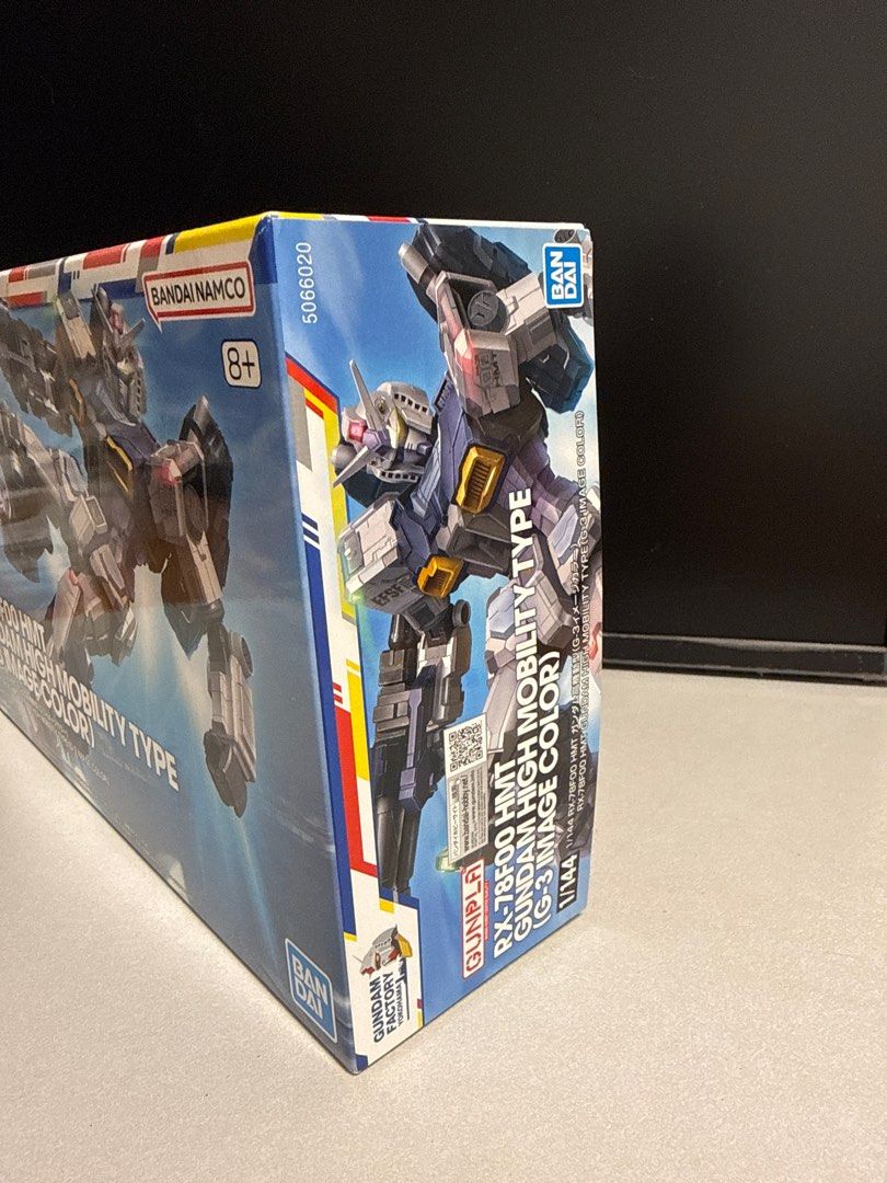 Bandai 1/144 RX-78F00 HMT G-3 Image Color Gunpla (Category: Gundam Model Kits) located in Singapore. Submitted by kookie.li (Listing ID 1408652273, Image 2). Description: Brand new, unopened Bandai 1/144 scale Gunpla model kit. This is the RX-78F00 HMT Gundam High Mobility Type in G-3 Image Color. Perfect for Gundam enthusiasts and model kit builders. Hand carried back from Yokohama Gundam factory .