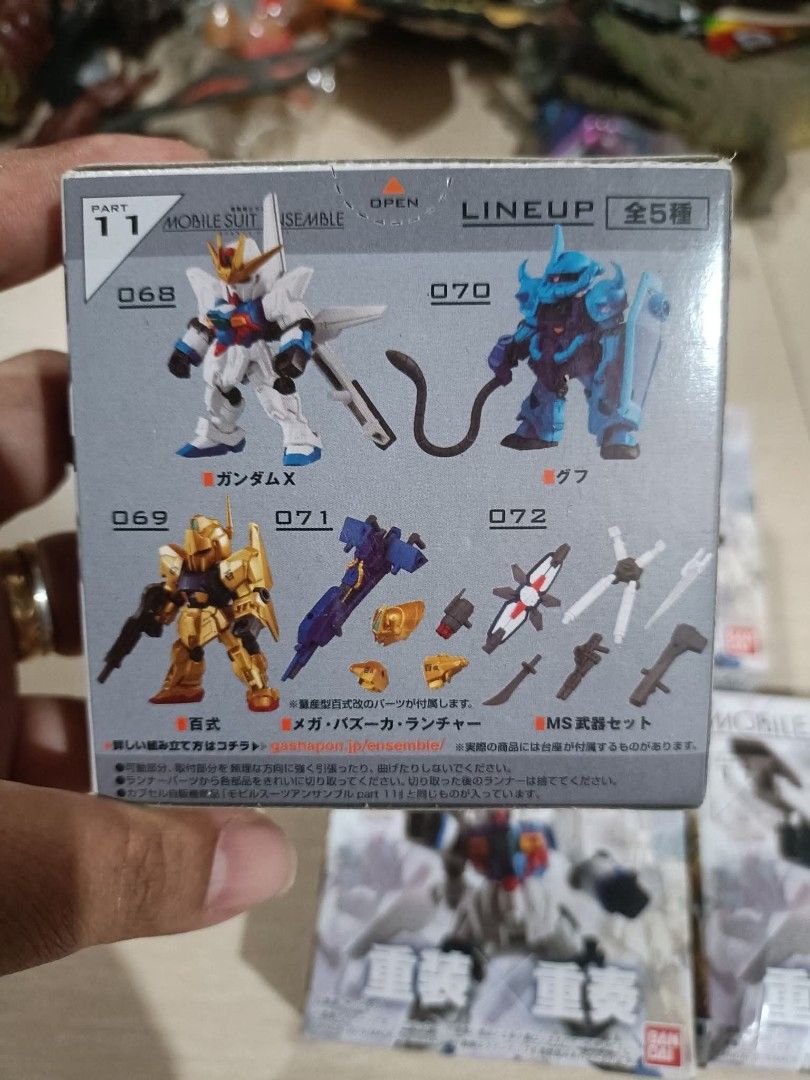 Bandai Mobile Suit Ensemble 11 collectible figure set (Category: Gundam & Model Kits) located in San Fernando. Submitted by lanie0486 (Listing ID 1408661528, Image 2). Description: .