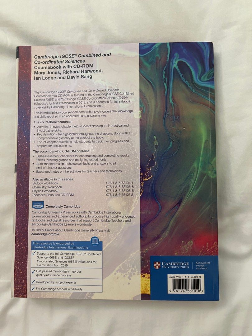 Cambridge IGCSE Combined and Co-ordinated Sciences Coursebook, Hobbies ...