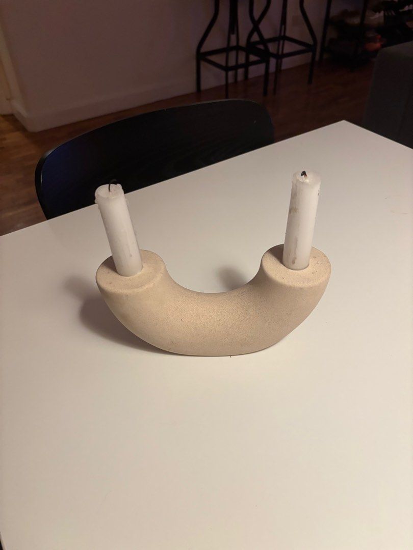 Candle holder beige H&M home (Category: Other Home Decor) located in Manila. Submitted by ahamburger (Listing ID 1408599616, Image 2). Description: .