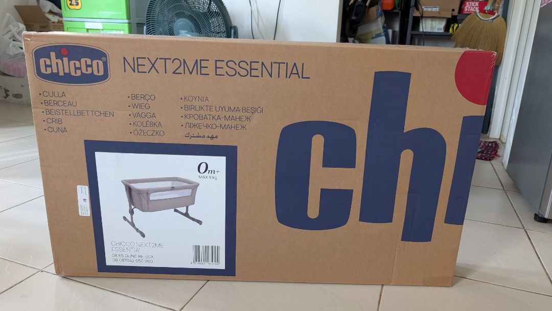 Chicco Baby Crib (Category: Cots & Cribs) located in Cainta. Submitted by sotban (Listing ID 1407127905, Image 2). Description: DECLUTTERING!!! BRAND NEW Chicco Next2Me Essential Cosleeper Crib for Baby - from Newborn up to 4 years RFS: Pambayad ng hospital bills sa NICU MOP: Cash/GCash/Bank Transfer BPI Items for pick up. Thank you!.
