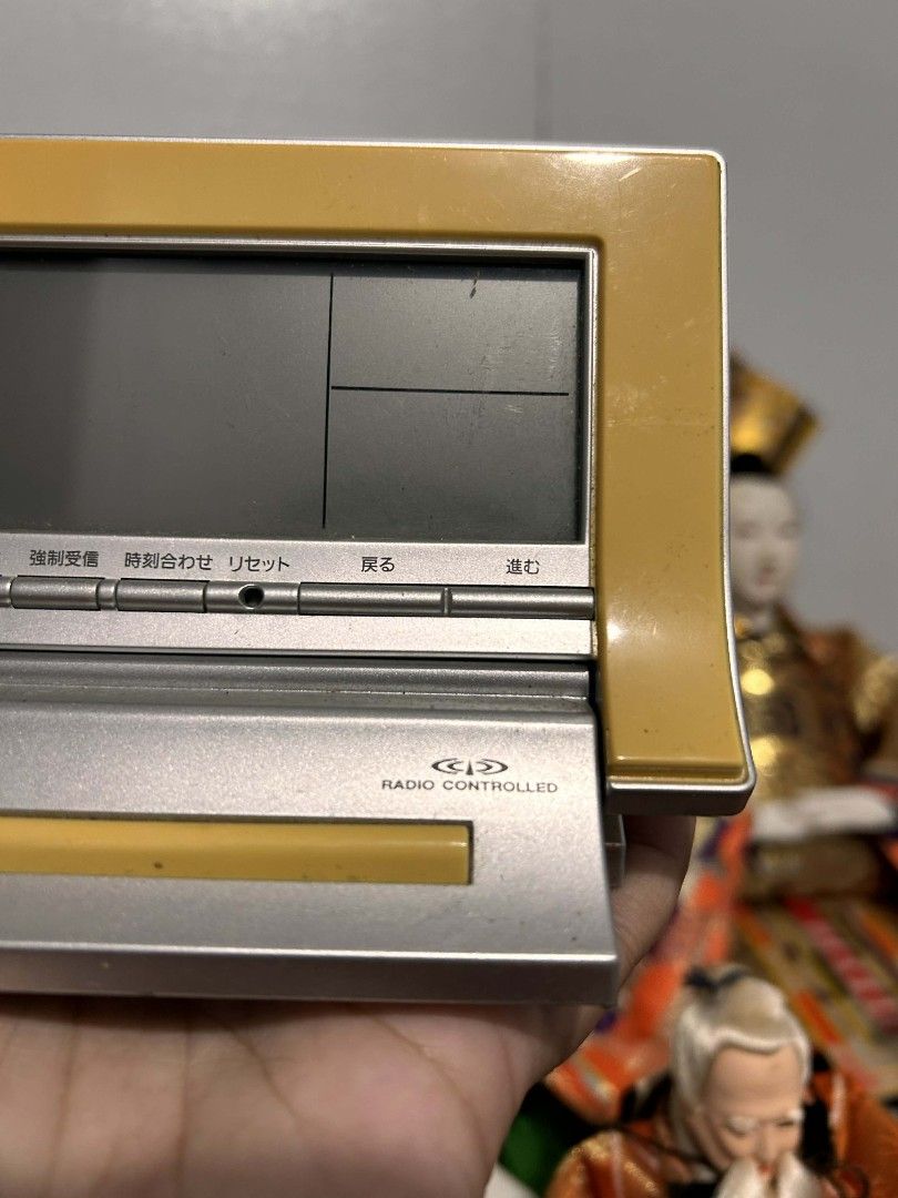Citizen Radio-Controlled Desk Clock (Japan (Category: Clocks) located in Catbalogan. Submitted by jpnsrpls (Listing ID 1408565431, Image 1). Description: Citizen Radio-Controlled Desk Clock (Japan surplus) ⏰ ✅ Large digital display (time/date) ✅ vintage desk clock style 📌 Radio-controlled feature — still works as a regular clock Condition: used, with some cosmetic marks Selling as-is. PM your offer..