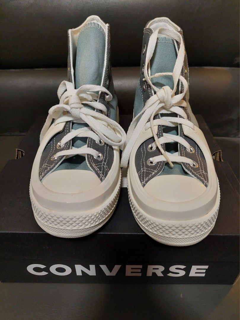 Converse Shoes All Star 🌟 Chuck Taylor (Category: Shoe inserts) located in Makati City. Submitted by a_pullman016 (Listing ID 1408622684, Image 3). Description: Perfect for Gift 🎁🎄 - Converse Authentic 💯 (Unisex) - US Size: 8.5 (Men) -US Size: 10 (Women) - Converse logo visible Condition: BRANDNEW (Never been used) 💯 Authentic CHUCK TAYLOR All⭐️Star Color: Gray Blue (Rare color & design) *what you see is what you get Very comfortable & smoot