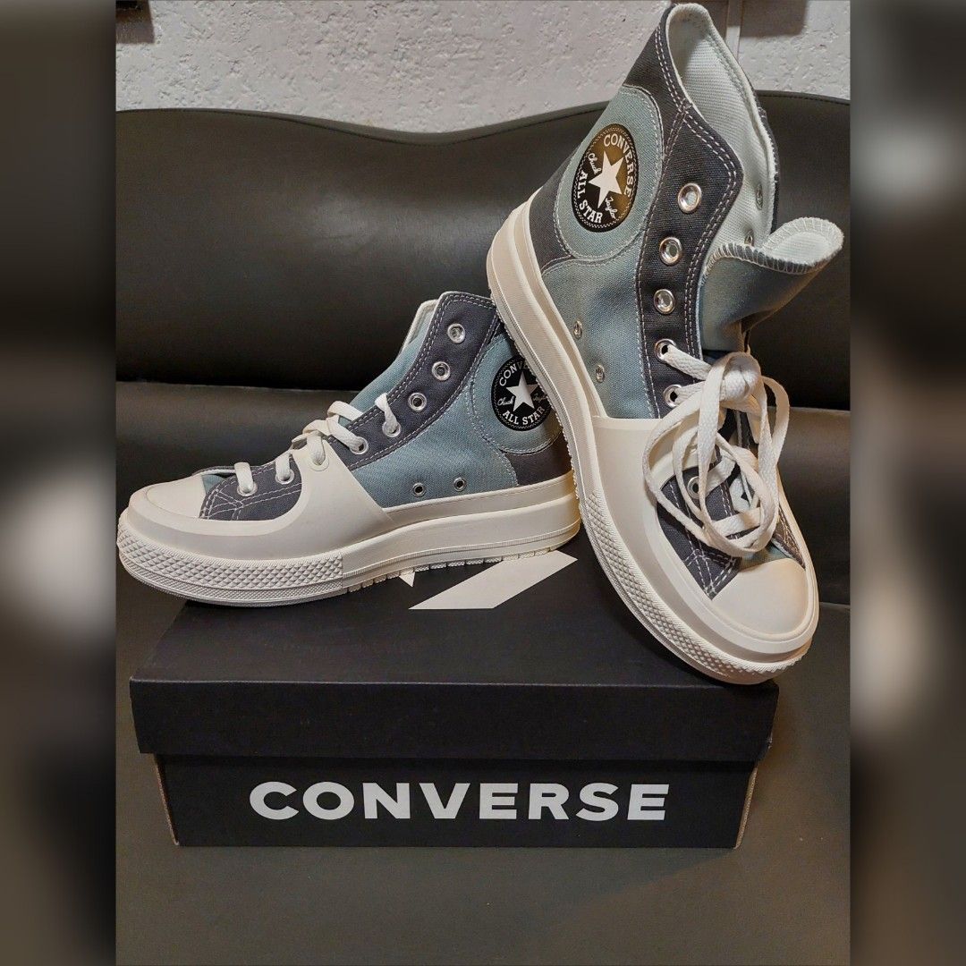 Converse Shoes All Star 🌟 Chuck Taylor (Category: Shoe inserts) located in Makati City. Submitted by a_pullman016 (Listing ID 1408622684, Image 2). Description: Perfect for Gift 🎁🎄 - Converse Authentic 💯 (Unisex) - US Size: 8.5 (Men) -US Size: 10 (Women) - Converse logo visible Condition: BRANDNEW (Never been used) 💯 Authentic CHUCK TAYLOR All⭐️Star Color: Gray Blue (Rare color & design) *what you see is what you get Very comfortable & smoot
