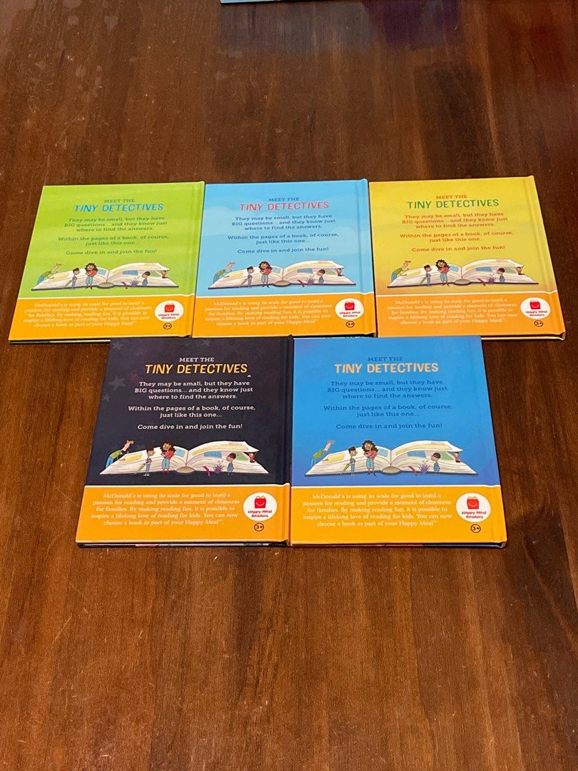 Cressida Cowell The Tiny Detectives Book Set (Category: Children's Books) located in Singapore. Submitted by singseeds02 (Listing ID 1408520757, Image 2). Description: Set of 5 books from the 'The Tiny Detectives' series by Cressida Cowell. Titles include: Can Animals Walk on Water?, Do Koalas have Fingerprints?, Do Spiders have Paws?, Why Do Stars Twinkle?, and Do Fish Glow in the Dark?. Perfect for young readers. ••••••••••••••••••• (Each book 