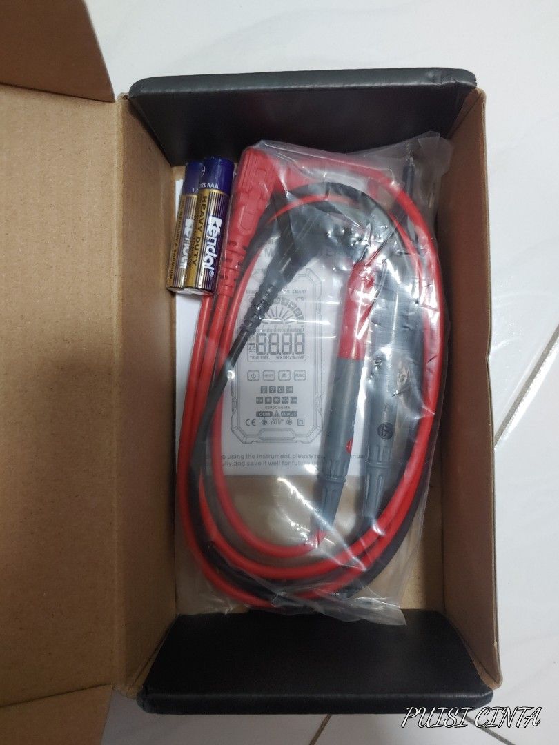 Digital Multimeter (Category: Other Accessories) located in Kuala Lumpur. Submitted by wisepenguin_f8d7db (Listing ID 1408598621, Image 3). Description: Ada kira gari pada poin yang jadi paham. Fungsi. Ukuran battery rosak Ukur api energi rumah Ukur komponen elektronika Ukur mainan anak2 rosak Ukur kapasitor rosak. Yang hobi guna ini buat belajar tak pandang usia dan massa . .