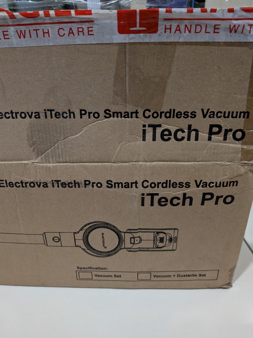 Electrova iTech Pro Smart Cordless Vacuum (New), TV & Home Appliances ...