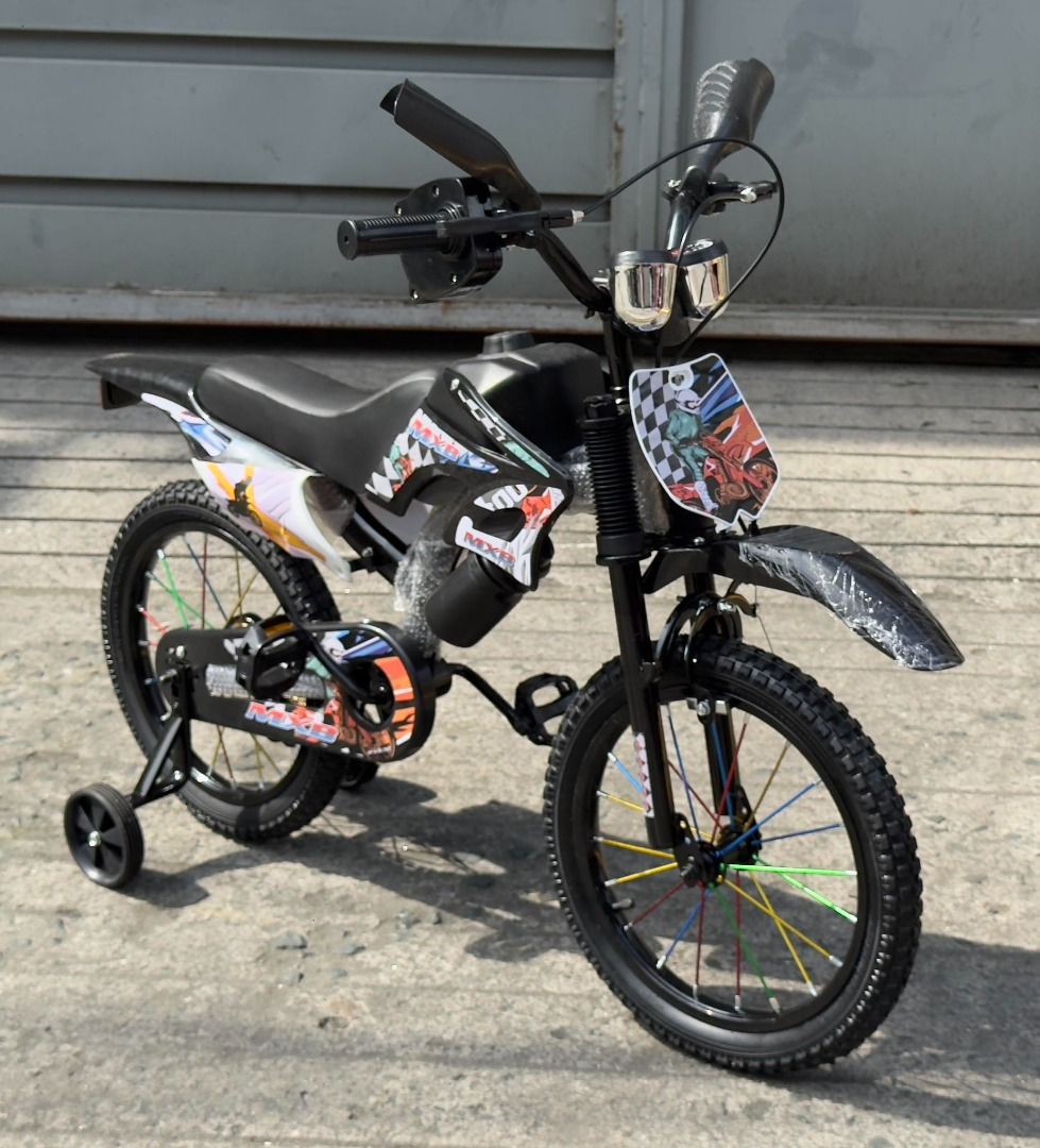 Enduro Style Bike with Training Wheel (Category: Bicycles) located in Pasay City. Submitted by joyful_mayette (Listing ID 1408627154, Image 3). Description: Enduro Style Bike with Training Wheel Three Available Sizes 12" - Price: 2,750 PHP 16" - Price: 3,000 PHP 20" - Price: 3,350 PHP Available colors: Red. Blue and Black Ideal gift for kids We do Shipping Nationwide 💯 LEGIT We can provide a BIR Receipt and Company Documents ☎ For inquiries and 