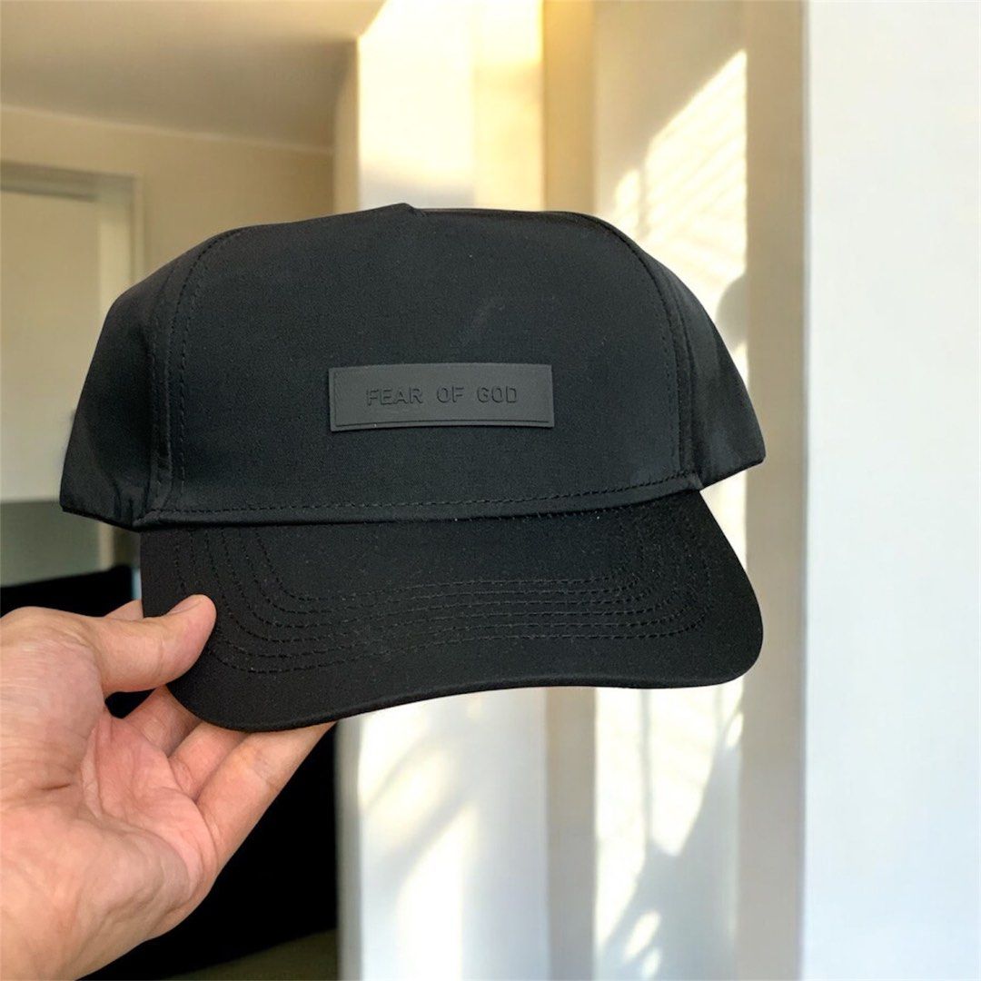 FEAR OF GOD ESSENTIALS CAP (Category: Strollers) located in Manila. Submitted by scarlett_hope (Listing ID 1408637589, Image 1). Description: 1 SIZE FITS ALL CONDITION: BNEW COLOR RATE: 10/10 MOP: GCASH (PAYMENT FIRST) COURIER: J&T OR LALAMOVE ( NO TO PA-ABONO SA RIDER ) .
