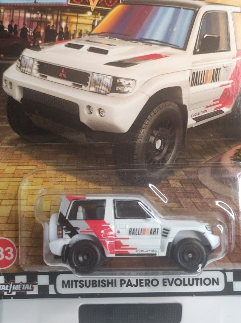 Hot Wheels Premium Mitsubishi Pajero Evolution (White) // 500php (Category: Vehicle & Diecast Models) located in Quezon City. Submitted by edrielgp (Listing ID 1408632919, Image 2). Description: Hot Wheels Premium Mitsubishi Pajero Evolution (White) // 500php Please CHECK my other Hot Wheels and other items listed for sale in my profile. Bawal sa maselan Can do COD around visayas ave quezon city and around congressional avenue near sm cherry, cir