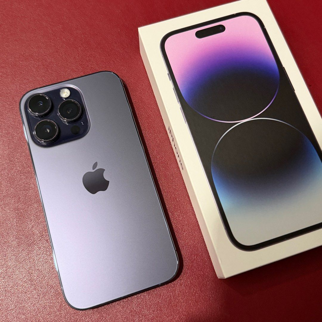 Iphone 14 pro 125gb (Category: iPhone 11 Series) located in Manila. Submitted by roycecmant72451 (Listing ID 1408534077, Image 1). Description: IPHONE 14 PRO Deep Purple❗️FOR SALE❗️ •128GB •77% BH •No hidden issue •No history of repair •Ready to use •Globe locked 🌐 •Face ID✅ •Truetone✅ •All working✅ •Original all parts •Ntc approve •Check to sawa •With case •Original all parts •Ntc approve •Check to sawa •With case.