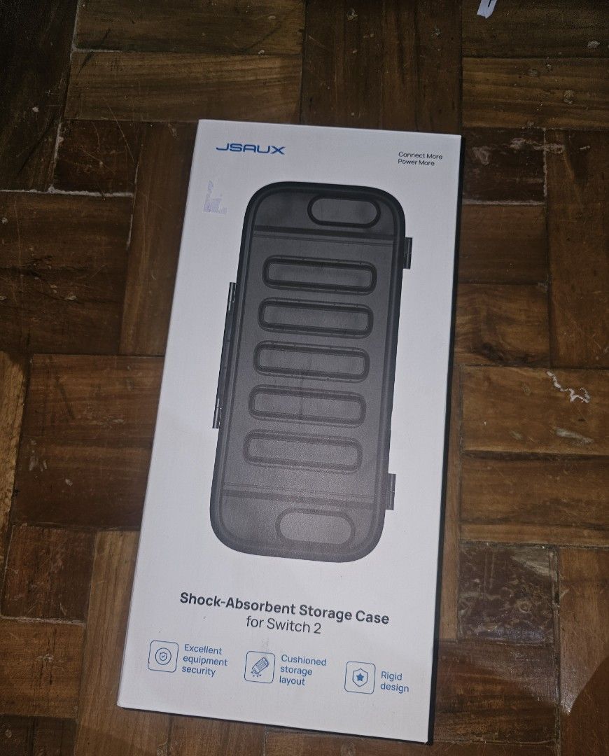 JSAUX Shock absorbent storage case (Category: Nintendo) located in General Santos City (Dadiangas). Submitted by pactoderetro (Listing ID 1408521747, Image 1). Description: Brand New JSAUX Shock absorbent storage case for Nintendo Switch 2 .