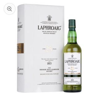 Laphroaig 25 Year Old, ex-Bourbon & Oloroso Sherry Cask whisky bottle