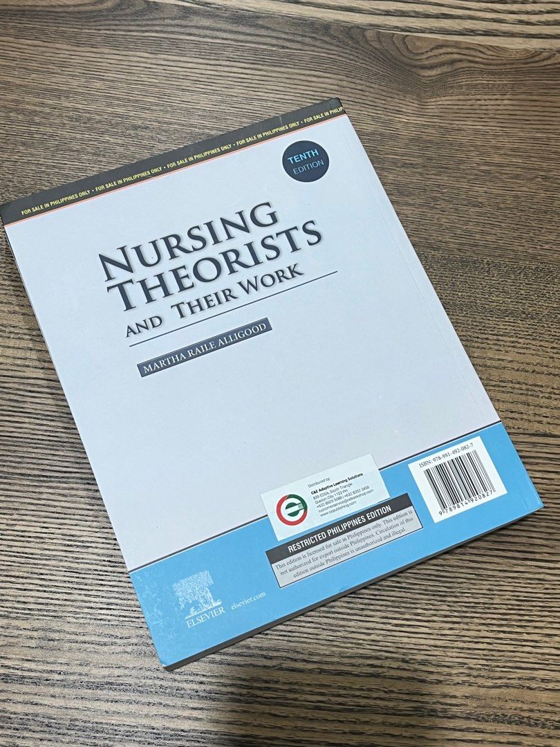 Nursing Theories and Their Work (Category: Textbooks) located in Paranaque City. Submitted by cell__ (Listing ID 1408672440, Image 1). Description: Like new, I just removed the plastic cover.