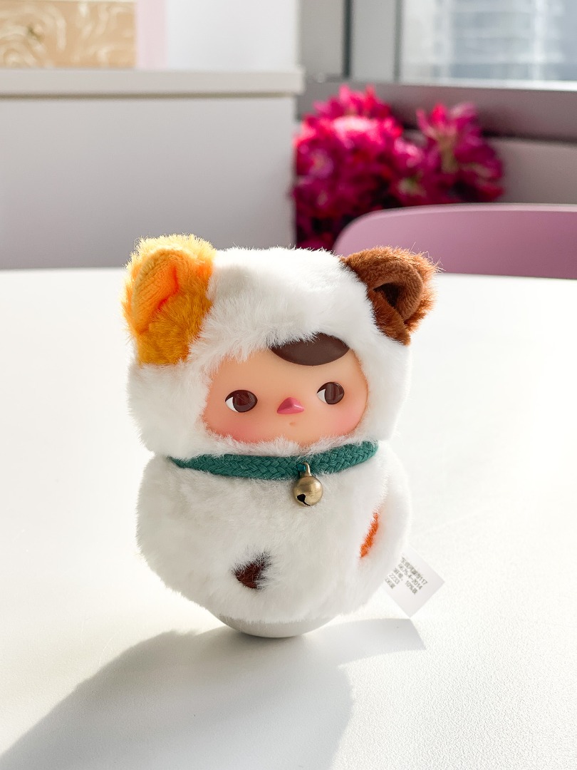 POP MART PUCKY Roly-Poly Kitty Series -Vinyl Plush Blind Box - Calico ...