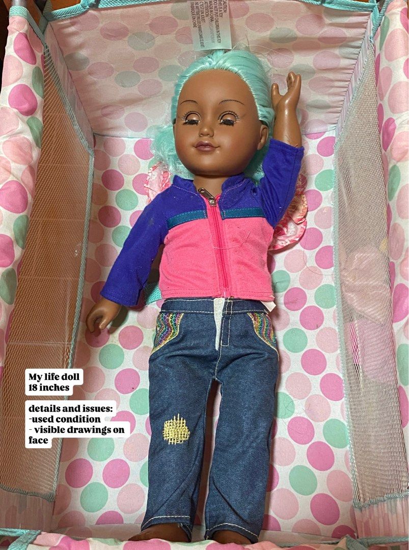 Preloved Branded Dolls Set (Category: Kids Toys) located in Las Pinas. Submitted by ppixshe (Listing ID 1408647106, Image 3). Description: INCLUSIONS: All 8 Dolls Doll Clothes Doll Crib and pillow All flaws stated on picture 📍LAS PIÑAS.