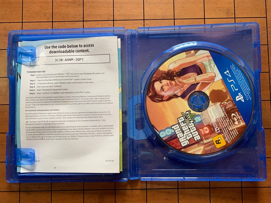 PS4 games for sale (Category: PlayStation) located in Tagaytay City. Submitted by eglkbuilders (Listing ID 1408557652, Image 2). Description: 4 games available 500 each GTA 5 R3 Horizon Zero Dawn Complete Edition R3 Overwatch GOTY edition R3 Bloodborne Codes already used.