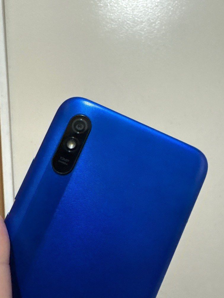 Redmi 9A Blue 32GB (Category: Android Others) located in Makati City. Submitted by books_forsalee (Listing ID 1408583464, Image 2). Description: No charger and box anymore. Only used for OTPs, just an extra phone. .
