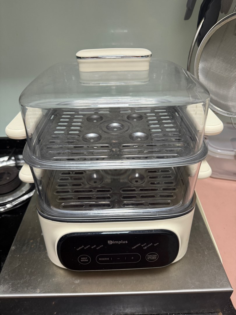 Simplus Electric Steamer 2-Tier Steamer, TV & Home Appliances, Kitchen ...
