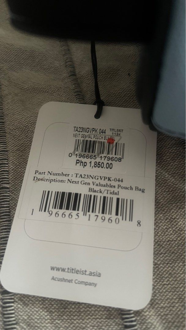 Titleist Next Gen Valuables Pouch Bag (Category: Golf) located in Quezon City. Submitted by homedweller (Listing ID 1408513317, Image 2). Description: Brand new Won in a raffle Selling low.