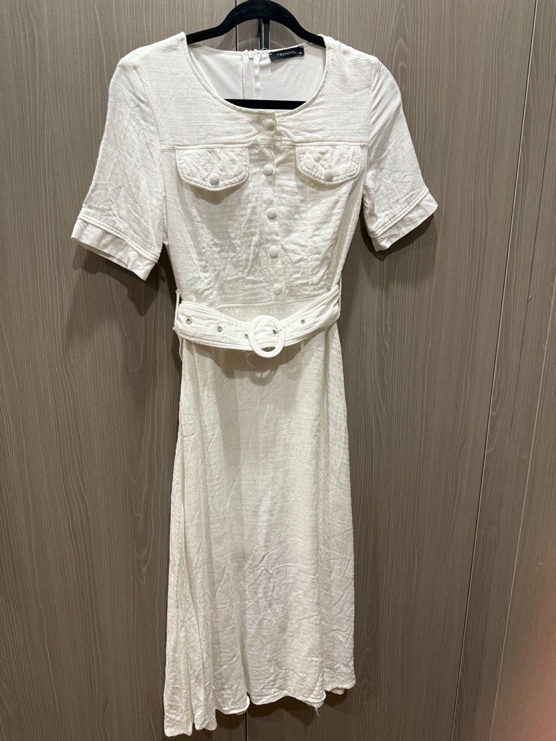 Trendyol White Dress (Category: Dresses) located in General Santos City (Dadiangas). Submitted by prelovedbyshash (Listing ID 1408663954, Image 1). Description: .