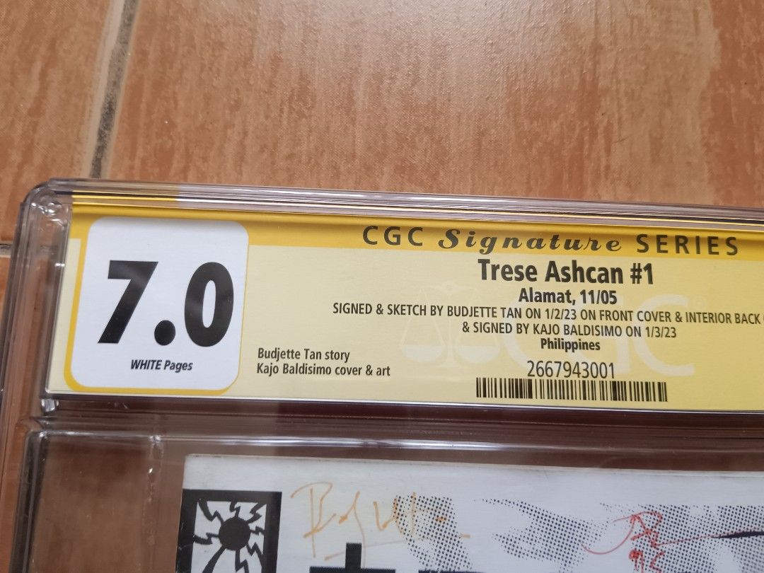 trese ashcan #1 cgc certified (Category: Comics & Manga) located in Manila. Submitted by mikiatbp (Listing ID 1408536409, Image 2). Description: own pinoy komiks history! this is where it all started. trese ashcan #1 - the indie komiks that launched the treseverse before netflix, before international fame. first appearances: alexandra trese, the kambals (crispin & basilio), captain guerrero, and the entire mythology that made trese a global pheno