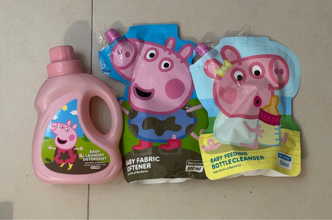 Unilove Peppa Pig Laundry & Bottle Soap (Category: Other Baby Bathing & Changing Needs) located in Mandaluyong City. Submitted by anj_declutters (Listing ID 1408535279, Image 1). Description: .