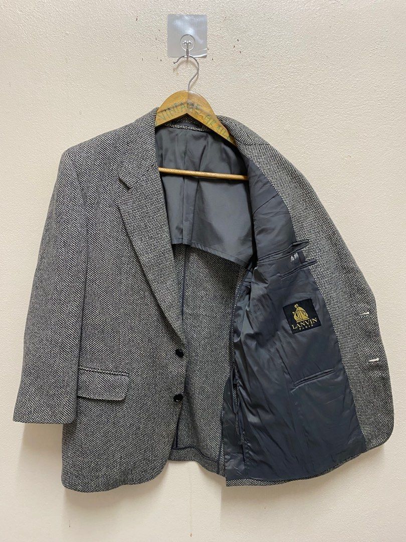 Lanvin Paris Wool Structured Jacket