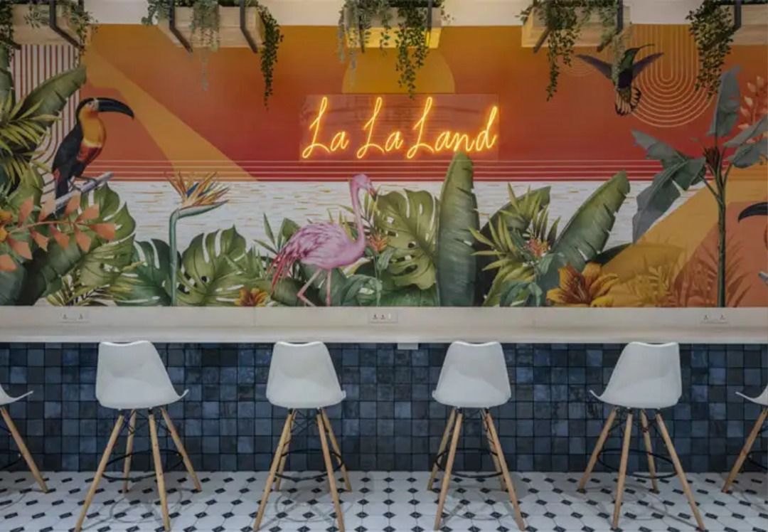 Wall Paint Colour Concept for Cafe / Restaurant / Bar (Sample A4 ...
