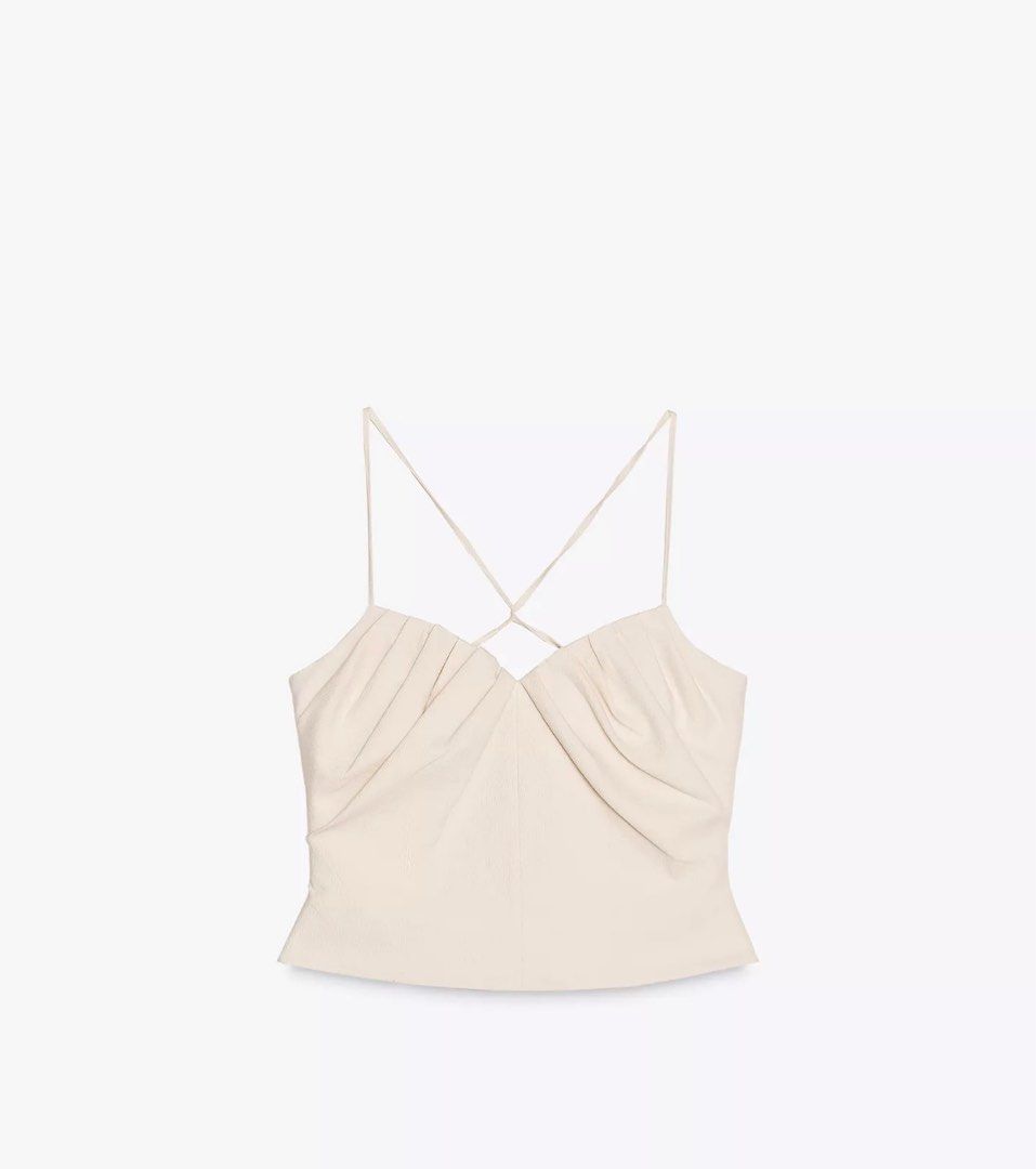 zara top (Category: Sleeveless) located in Quezon City. Submitted by declutterqa (Listing ID 1408515757, Image 1). Description: ⭐️ really cute, barely used! Please read before asking questions! 🪭 Items are slightly negotiable as I am heavily decluttering, no swaps/trades. 🧾 Payment via GCASH/BPI QR 🛵 Delivery within metro manila thru grab/lalamove booking by buyer. Delivery outside of Metro Manila via LBC ONLY/Flash Express. .