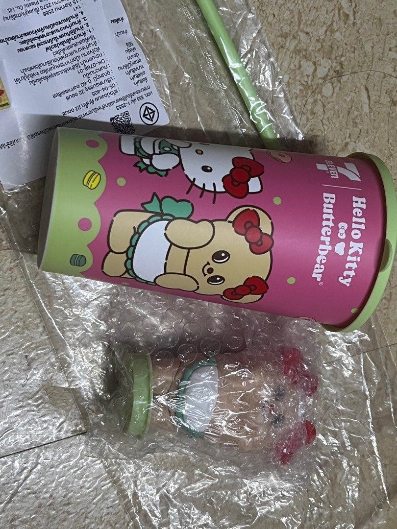 7eleven 7e butterbear hello kitty cup (Category: Others) located in Shah Alam. Submitted by saudiaaaa (Listing ID 1408848974, Image 1). Description: Can nego.