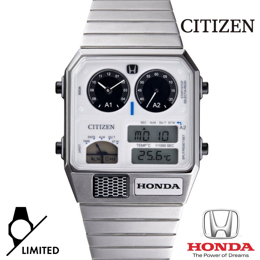 🇯🇵日本代購HONDA x CITIZEN ANA-DIGI TEMP watch WHITE 新型PRELUDE 🇯🇵日本代購HONDA x CITIZEN ANA-DIGI TEMP watch WHITE 新型PRELUDE