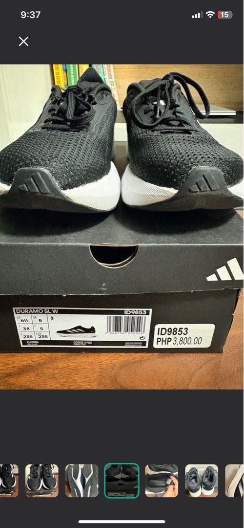 adidas duramo sl W size 6 1/2 (Category: Sneakers) located in Manila. Submitted by lorietadeo61395 (Listing ID 1408836152, Image 3). Description: Like new.