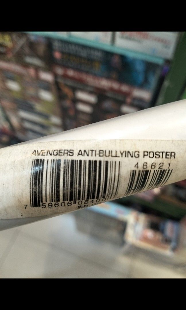 Avengers Anti bullying poster (Category: Western Merchandise) located in Manila. Submitted by jhenaloymerchandise (Listing ID 1408825391, Image 2). Description: Avengers Anti bullying poster ₱1,450 Brand New made in USA size 36by24inches.