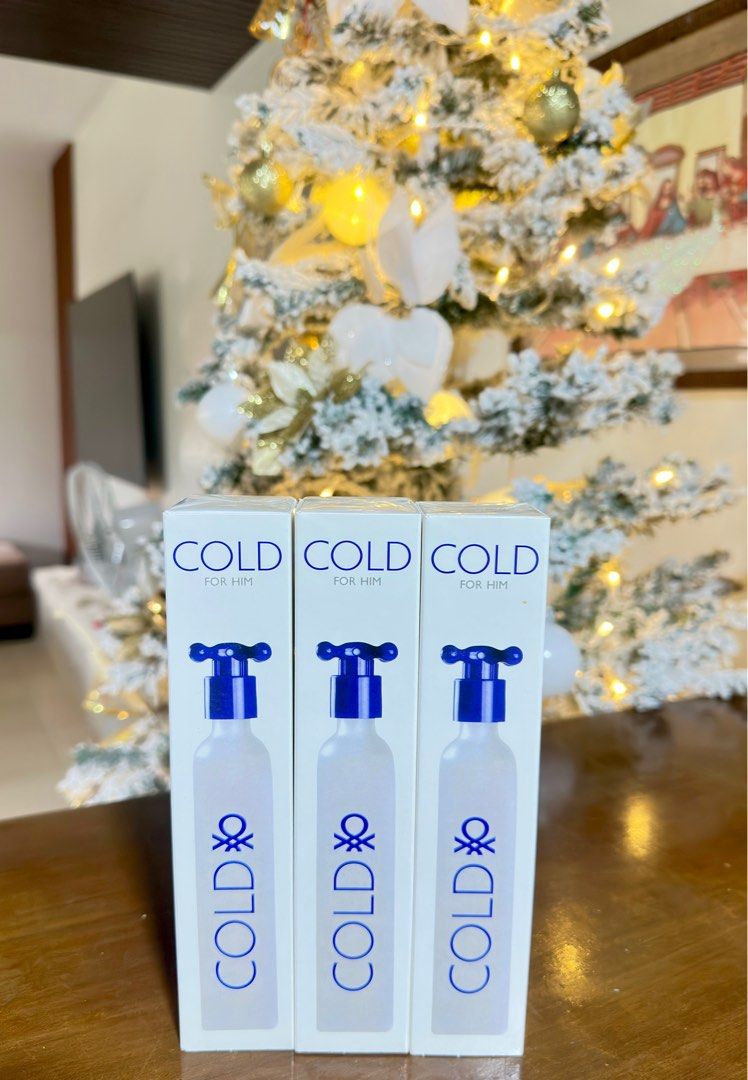 Benetton Hot, Cold, Hot Gold Perfume (Category: Fragrance & Deodorants) located in General Mariano Alvarez. Submitted by donnabeys (Listing ID 1408753092, Image 3). Description: - Benetton Women's Perfume Collection - Includes: Hot, Cold, and Hot Gold fragrances - Each bottle in original packaging - Features a unique tap-like bottle design - Ideal for gifting or personal collection.