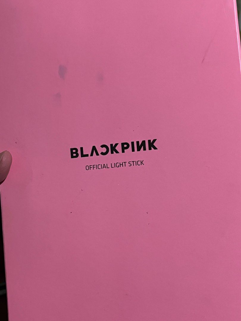 BLACKPINK Official Light Stick V1. (Category: K-Wave Merchandise) located in Santa Ana. Submitted by xaein (Listing ID 1408807714, Image 1). Description: - Official BLACKPINK light stick - Used once. - Comes in original packaging -still negotiable-.