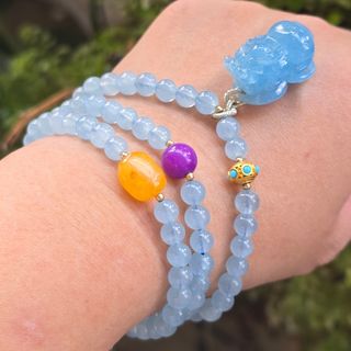 2-4 Round Crystal & Gem Bracelet/Necklace Collection item 2