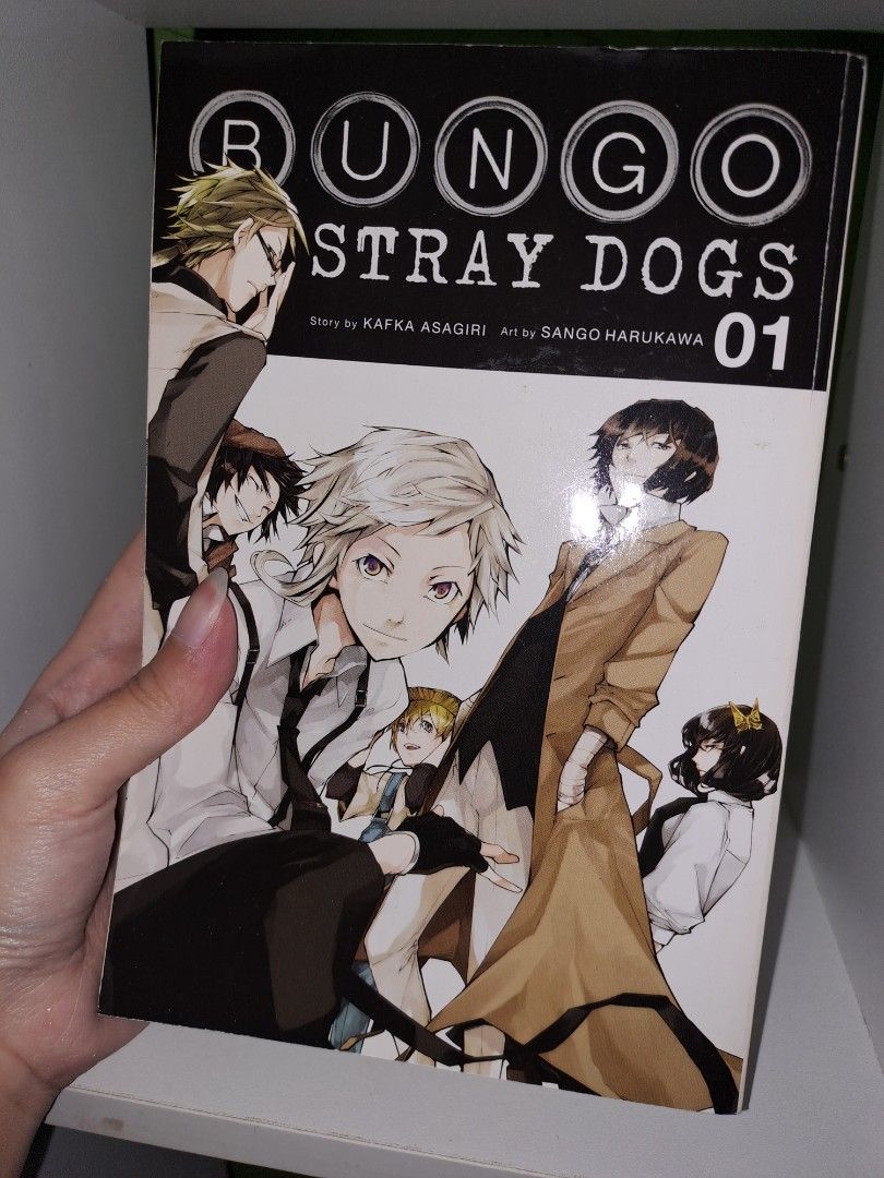 Bungo Stray Dogs Manga Volume 1 (Category: Comics & Manga) located in Manila. Submitted by sunarinnie_ (Listing ID 1408764561, Image 1). Description: - has scratches, dents, and stains - dm for more pics - payo only - mop: gcash - mod: j&t, lalamove (sf will be shouldered by buyer).