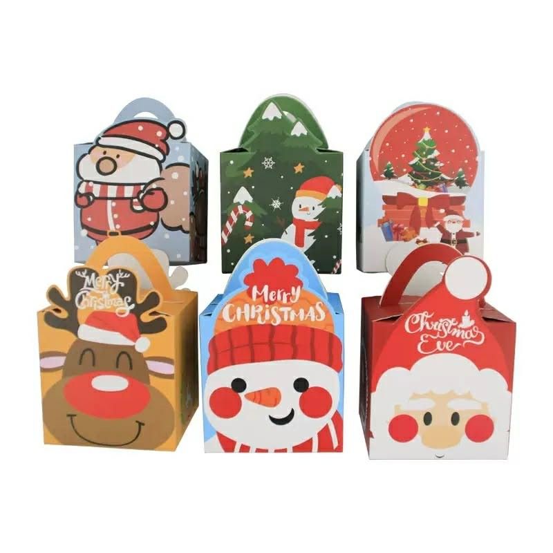 Christmas Gift Boxes - Set of 6 (Category: Storage Boxes & Baskets) located in Manila. Submitted by jimtonline1206 (Listing ID 1408720771, Image 1). Description: - Set of 6 Christmas gift boxes - Features festive holiday designs: Santa Claus, snowman, reindeer - Ideal for small gifts and treats - Convenient handles for easy carrying - Perfect for spreading holiday cheer Pack of 6.