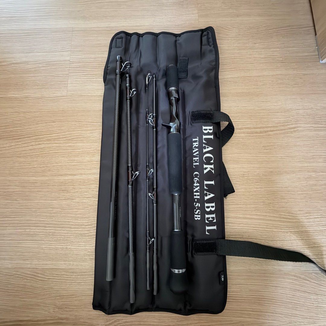 Daiwa Black Label Travel C64XH-5-SB Fishing Rod, Sports Equipment