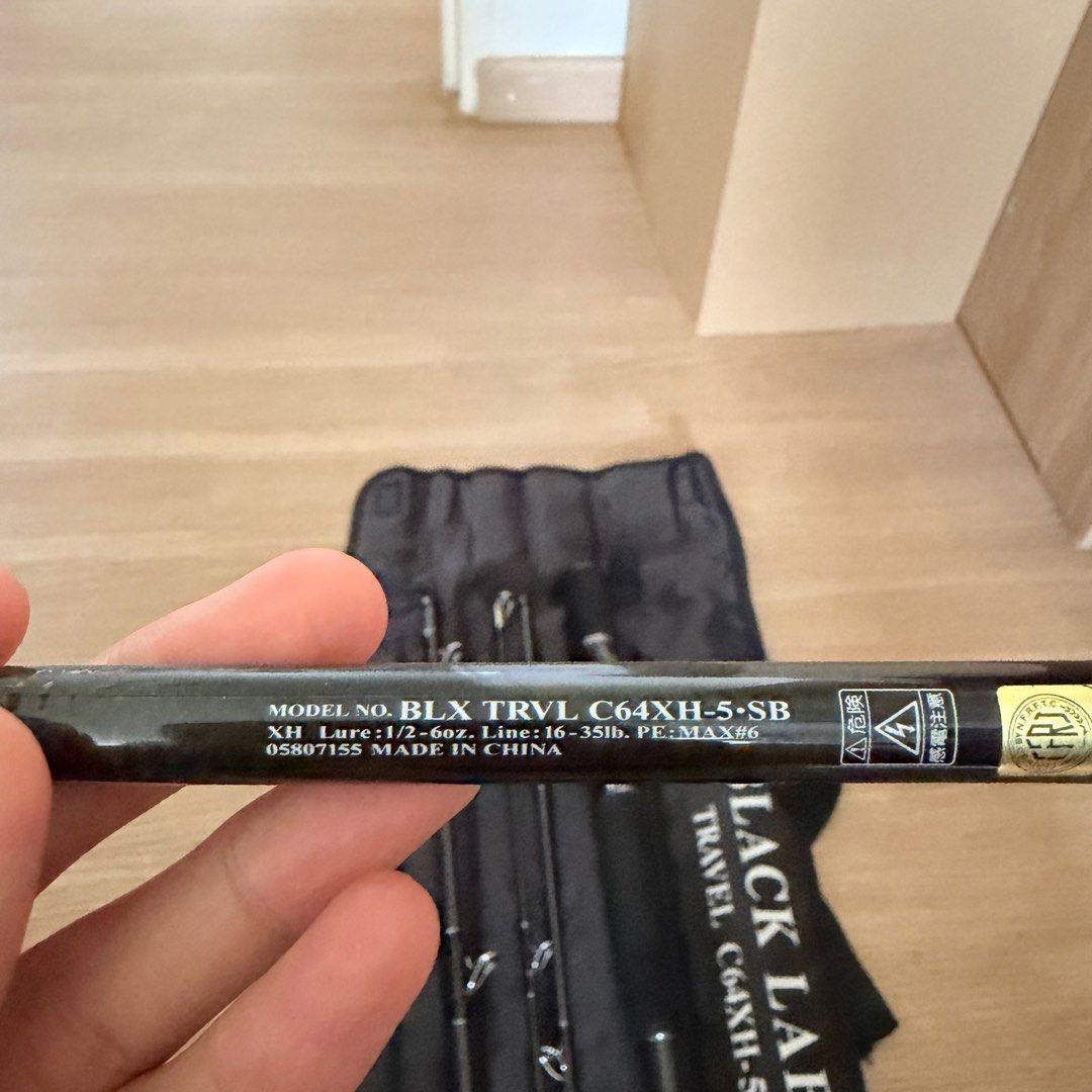 Daiwa Black Label Travel C64XH-5-SB Fishing Rod, Sports Equipment