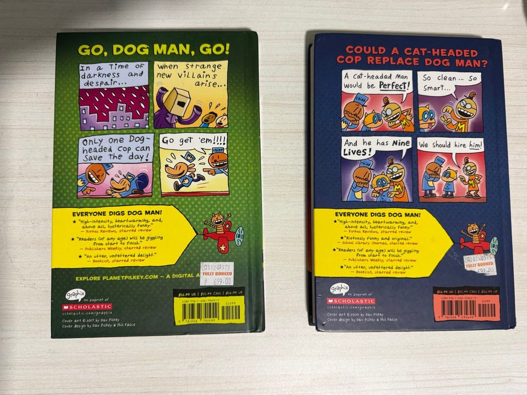 Dog Man Unleashed (Available) & (Grime and Punishment SOLD) (Category: Children's Books) located in Makati City. Submitted by kdl123 (Listing ID 1408866912, Image 2). Description: - - Two Dog Man books by Dav Pilkey are available. -Titles include "Dog Man Unleashed" and "Dog Man: Grime and Punishment". Both books are part of the international bestseller series. "Dog Man Unleashed" is now a major motion picture. Both books are in English..