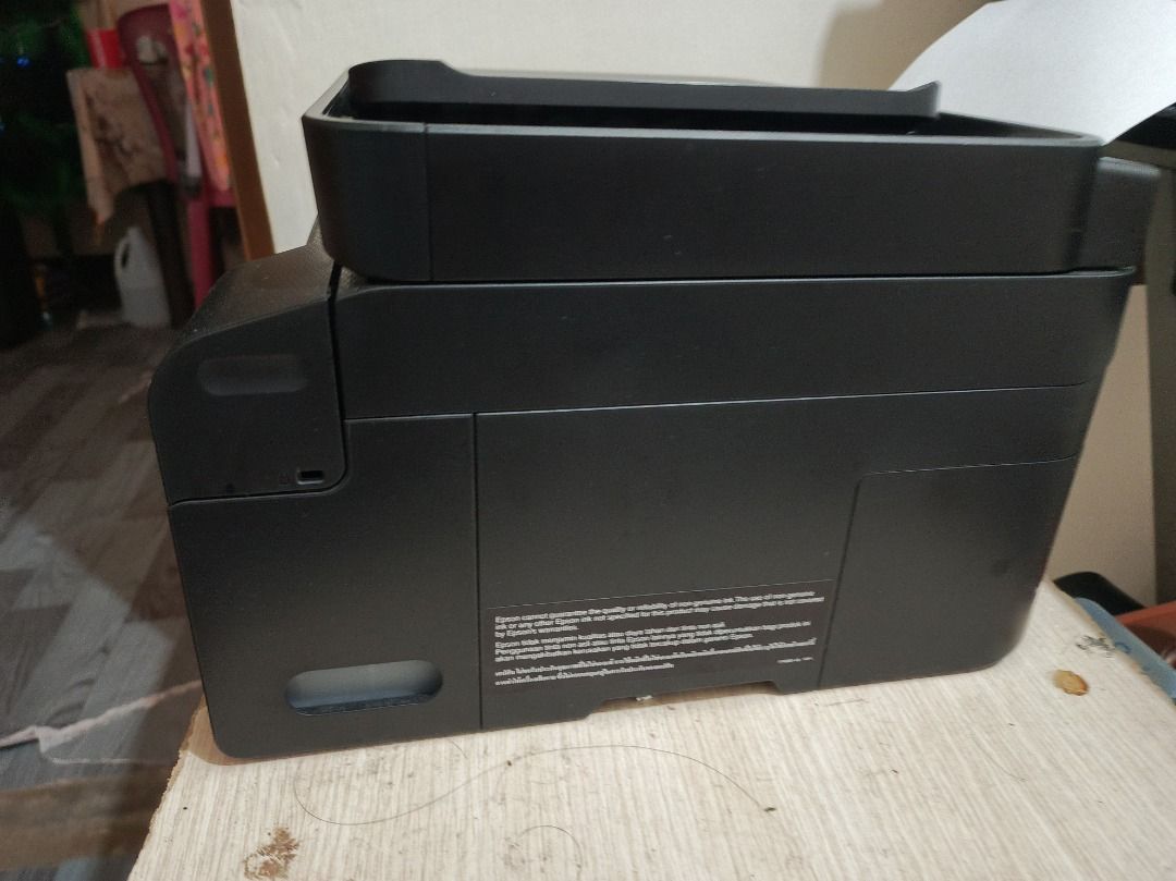 Epson L5290 Printer (Category: Printers, Scanners & Copiers) located in Valenzuela. Submitted by marissaosorio31 (Listing ID 1408707595, Image 2). Description: Epson L5290 6 months slightly used printer, scan, photocopy.