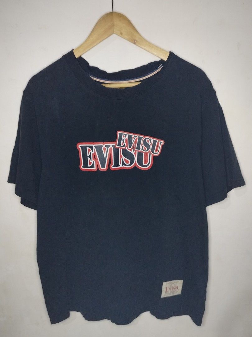 Evisu Deity Teeshirt (Category: Tshirts & Polo Shirts ) located in Tacurong. Submitted by jumarvelous (Listing ID 1408797533, Image 1). Description: Excellent Condition Bacon neck size XL on tag, best fit L-XL Dimes: 22x27.5 Condition: 10/10.