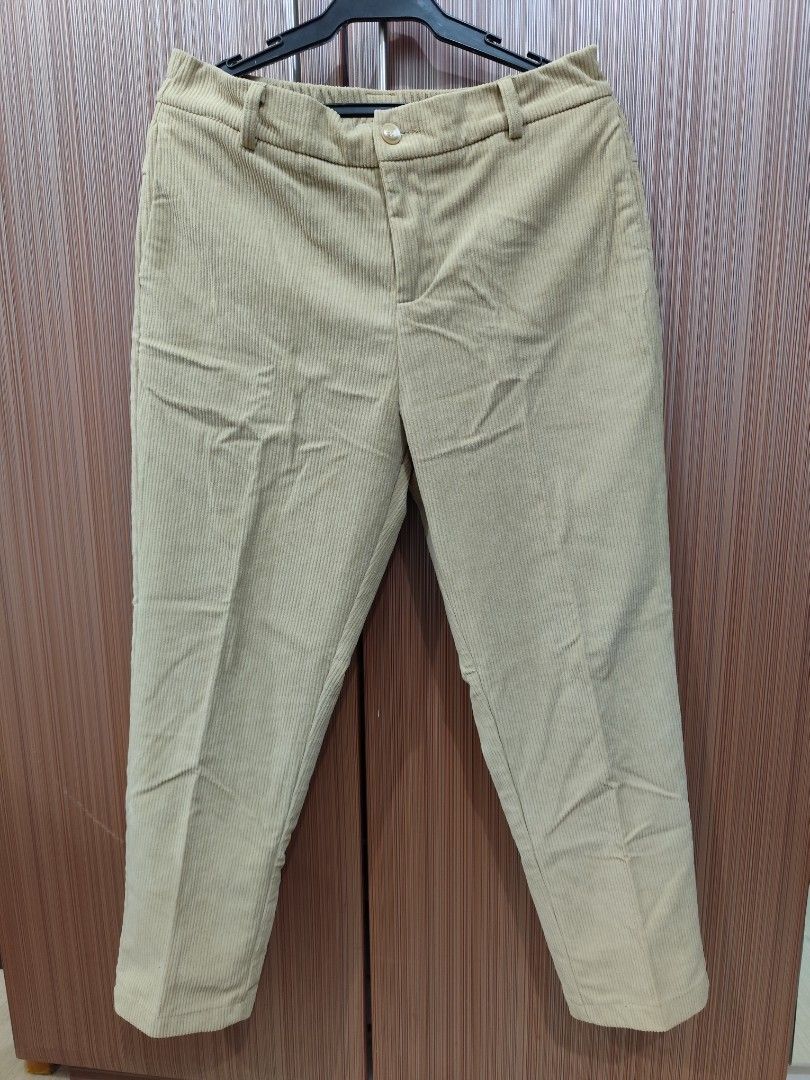 Fleece Winter Corduroy Pants - Beige (Category: Trousers) located in Taguig. Submitted by emmanskie10 (Listing ID 1408740099, Image 3). Description: - Beige corduroy pants - Straight leg cut - Button and zipper closure - Length: 37 inche - Perfect for winter - Waist: 30-32 inches (garterized waist).