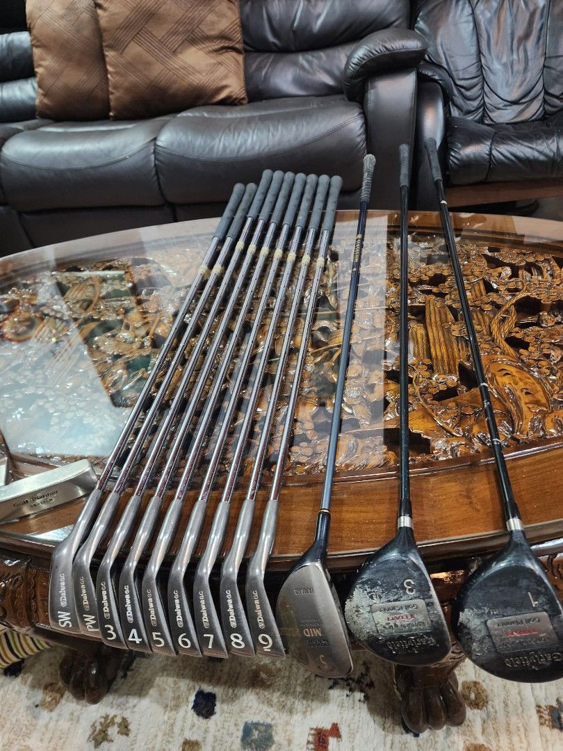 Golf Lefty Set (Category: Golf) located in Paranaque City. Submitted by manilagolfmarket (Listing ID 1408733203, Image 2). Description: For Sale Lefty Golf Set. * Daiwa steel shaft irons. *Golf planner wood and driver bag included for only 8.8k pick up Bf Paranaque free shipping within MM..