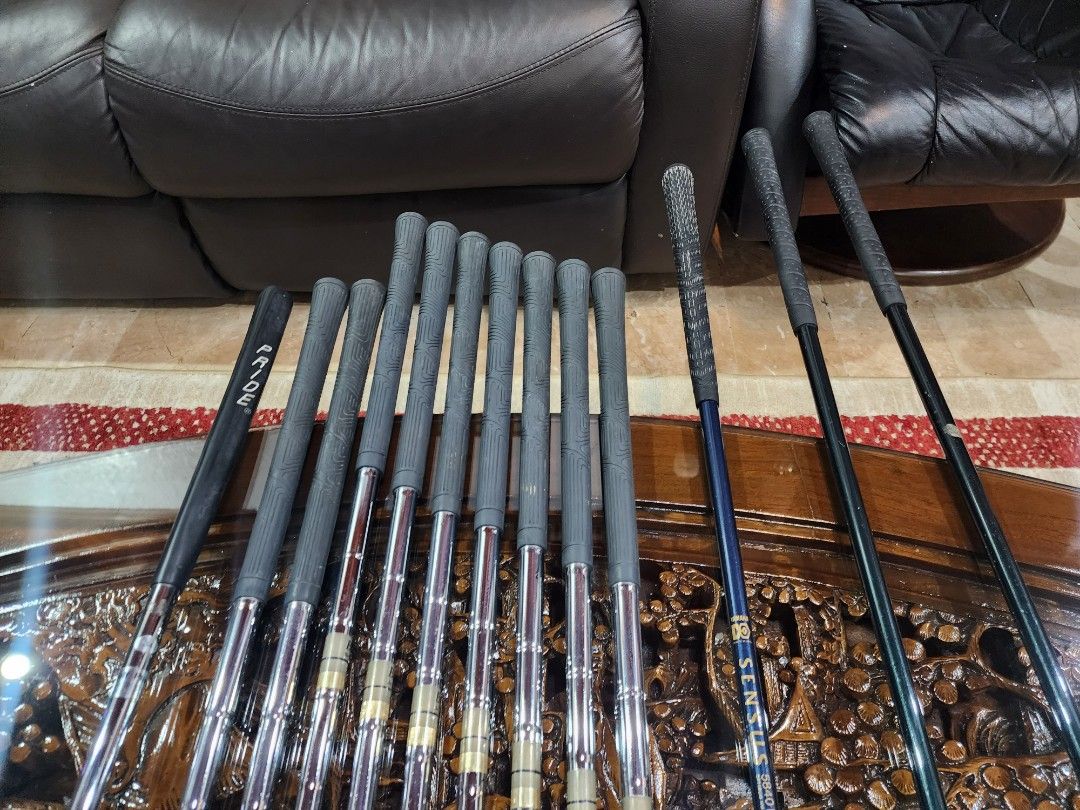 Golf Lefty Set (Category: Golf) located in Paranaque City. Submitted by manilagolfmarket (Listing ID 1408733203, Image 3). Description: For Sale Lefty Golf Set. * Daiwa steel shaft irons. *Golf planner wood and driver bag included for only 8.8k pick up Bf Paranaque free shipping within MM..