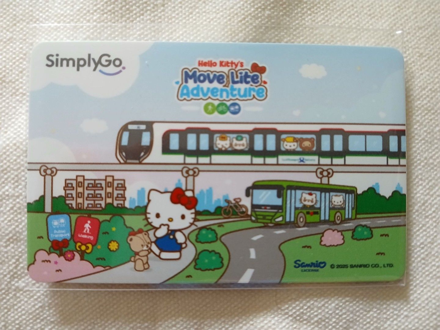 Translink Hello Kitty Compass Card Hello Kitty Move Lite Adventure EZ-Link Card, Hobbies & Toys, Travel ...